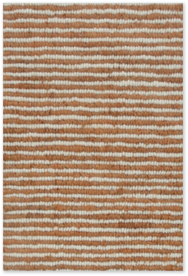 hand flatwoven wool and Jute