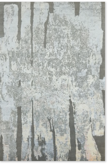 hand knotted wool blend